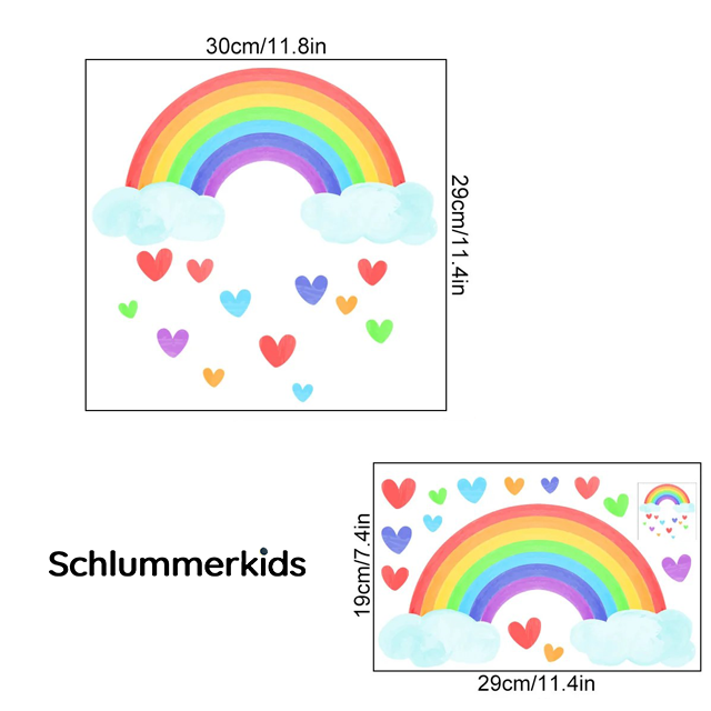 Glow in the Dark Wall Stickers for Children Soothing Bedroom Decorations