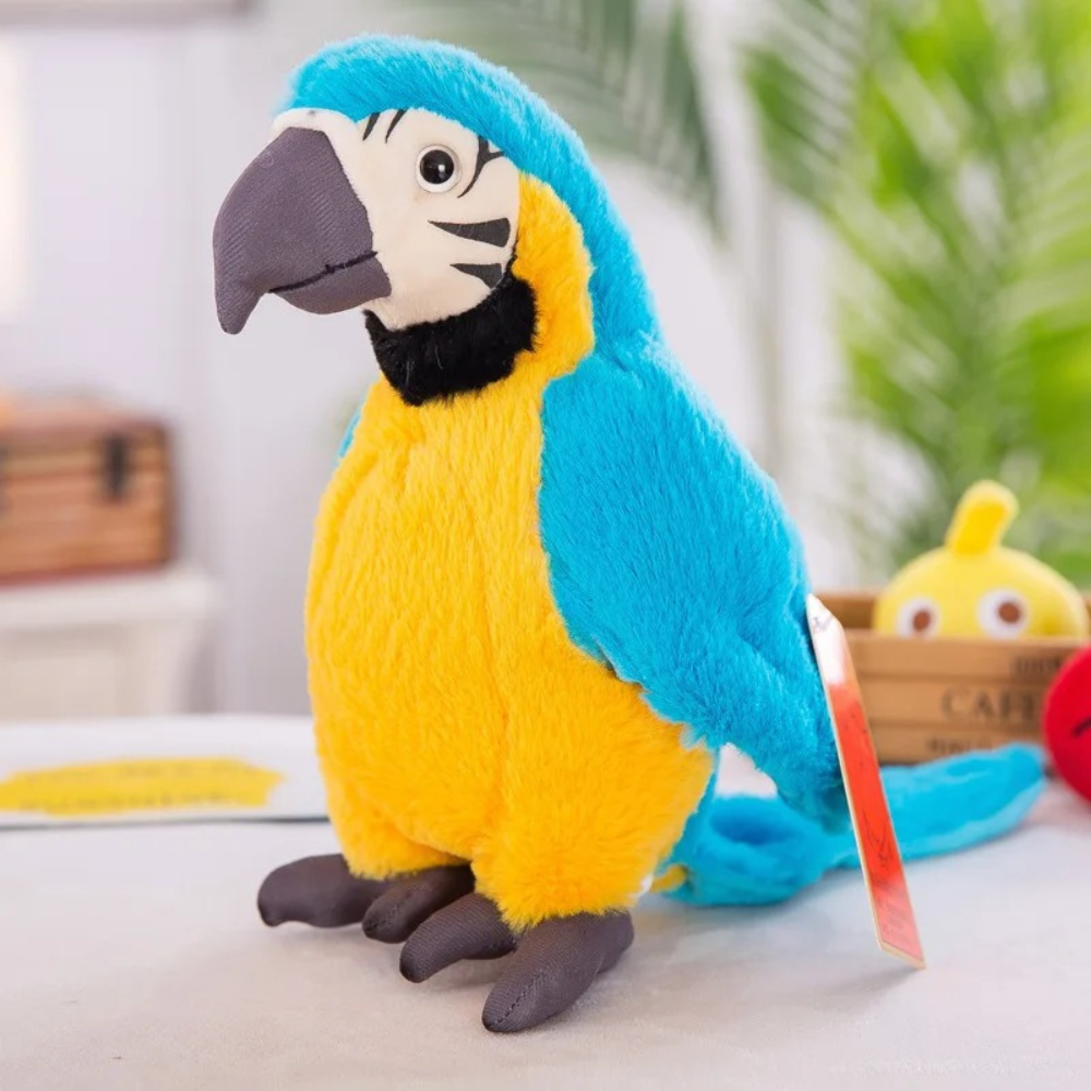Talking Parrot Toy for Kids Interactive Educational Voice-Repeat Toy