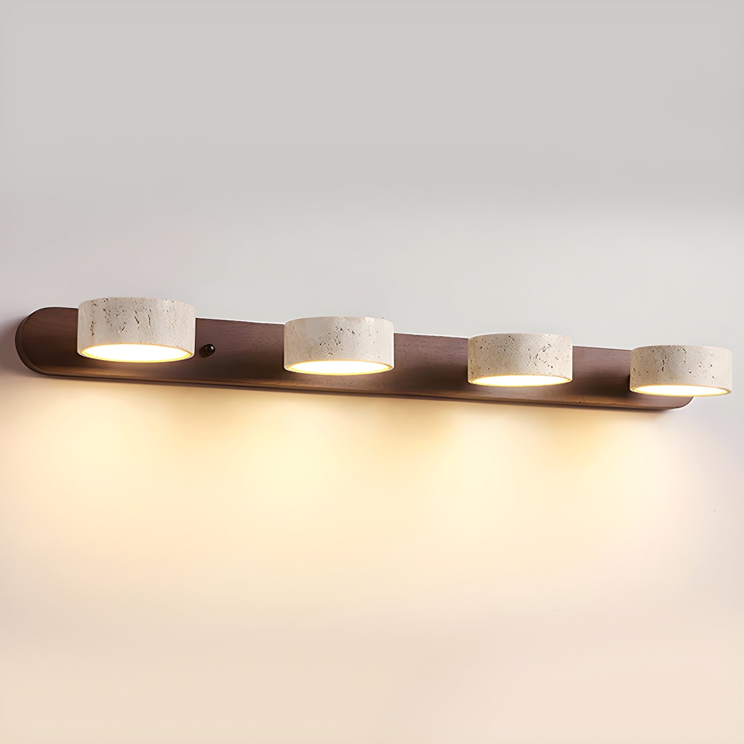 Modern Twin Wall Light Minimalist LED Wall Lamp with Dual Lighting