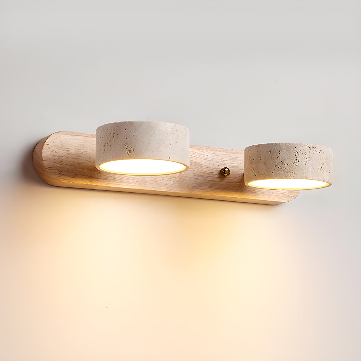 Modern Twin Wall Light Minimalist LED Wall Lamp with Dual Lighting