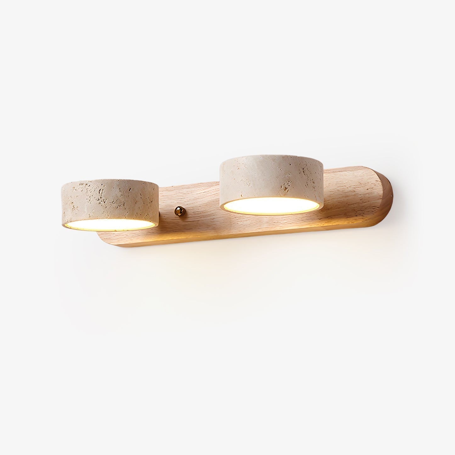Modern Twin Wall Light Minimalist LED Wall Lamp with Dual Lighting