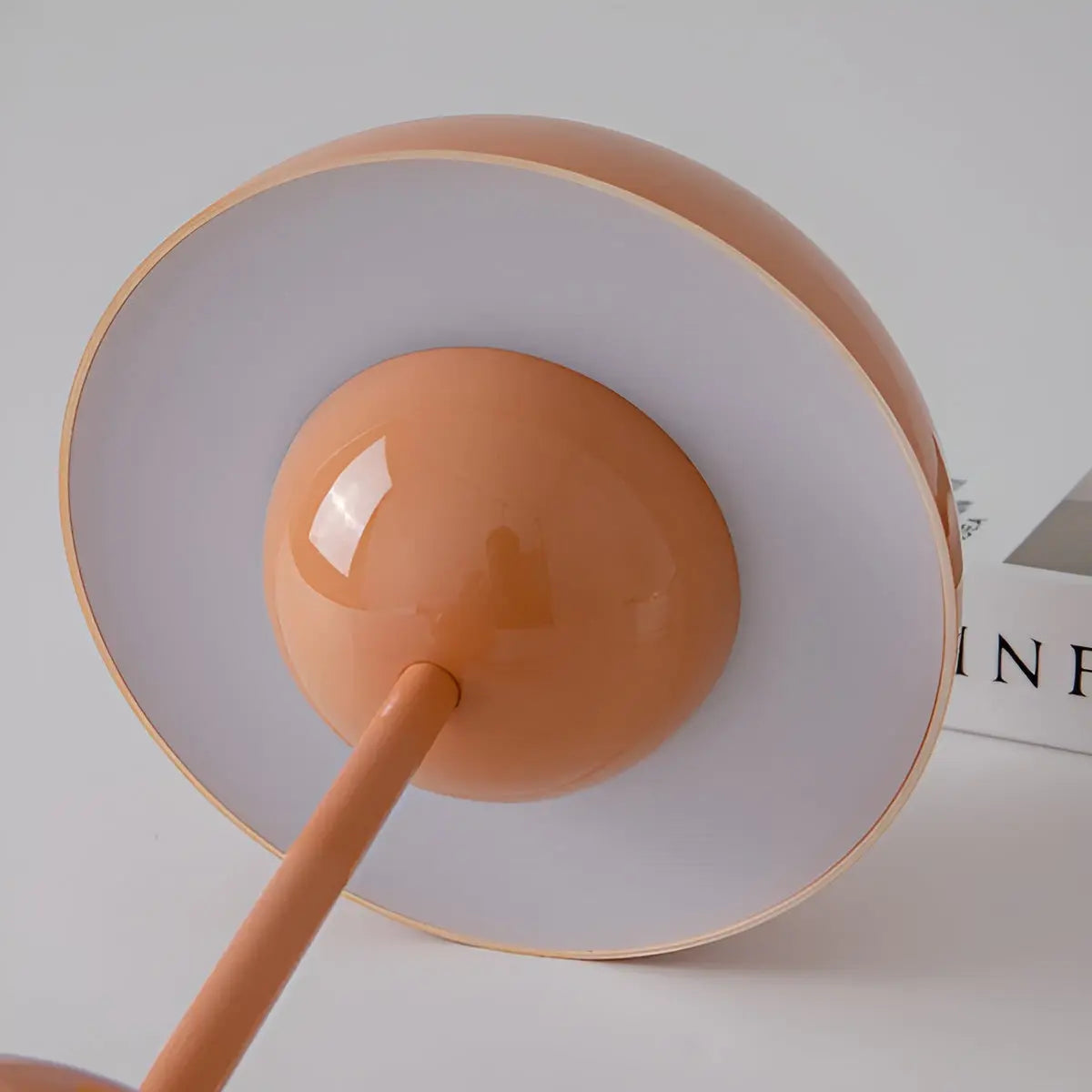 Bolora Portable Table Lamp with Semi-Circular Shade and Minimalist Design