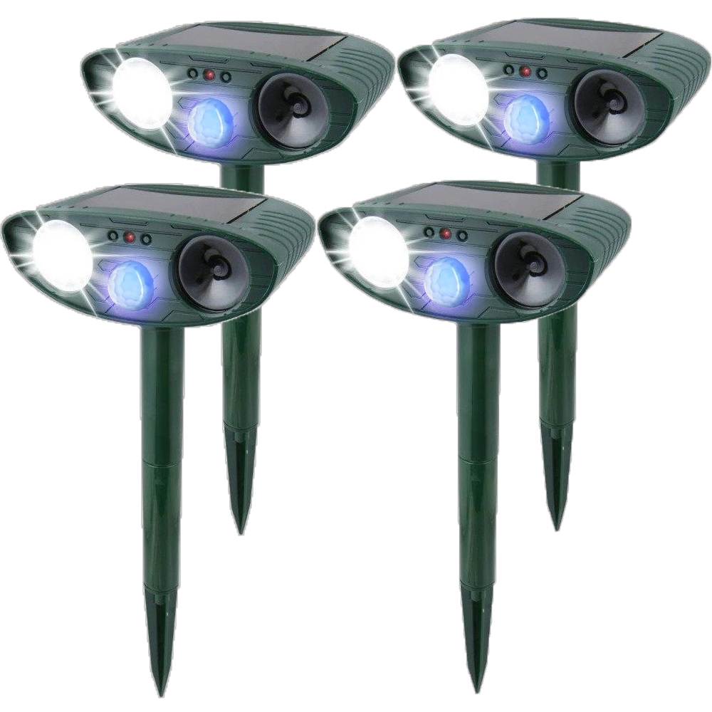 Garden Ultrasonic Rabbit Repeller Solar Powered Outdoor Pest Deterrent