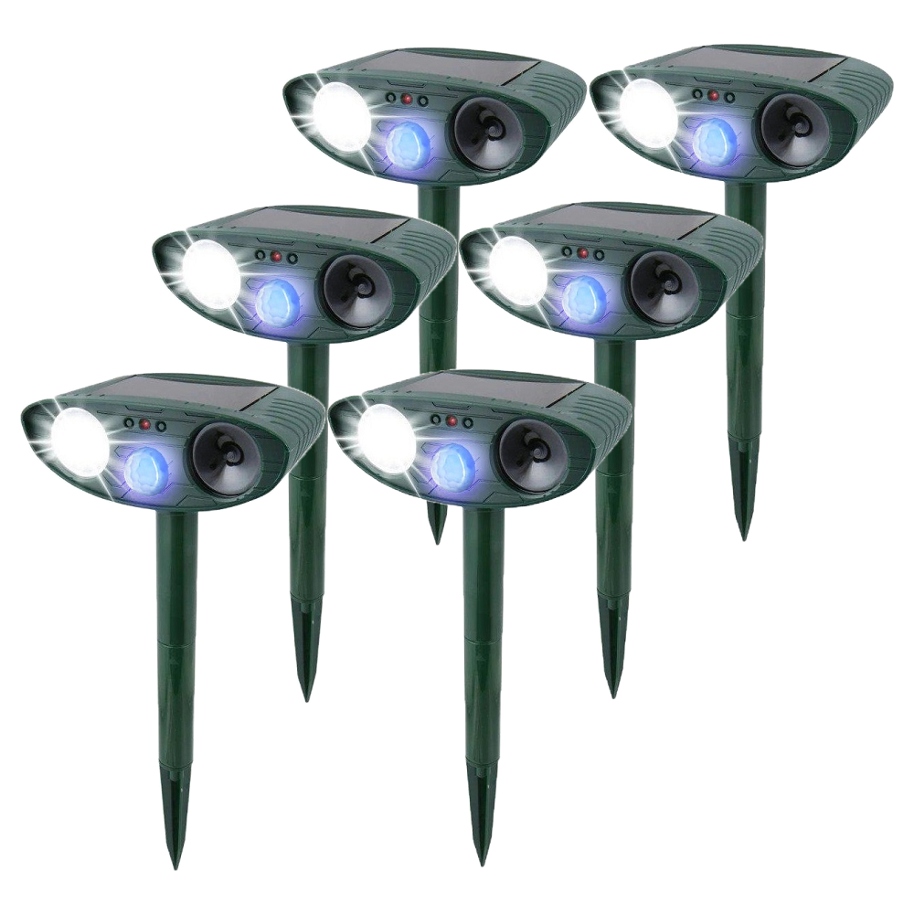 Garden Ultrasonic Rabbit Repeller Solar Powered Outdoor Pest Deterrent