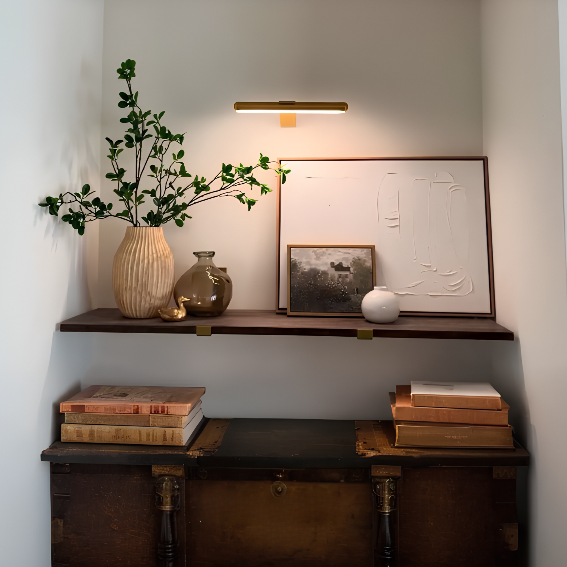 Wireless Art Display Light Rechargeable Wall-Mounted Picture Lamp