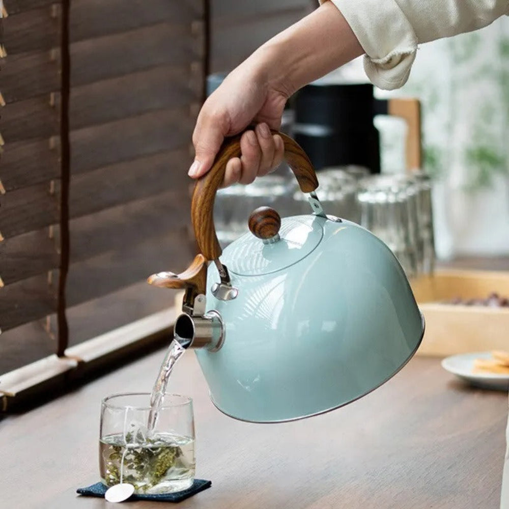 Stainless Steel Whistling Kettle – Classic Style for Everyday Use