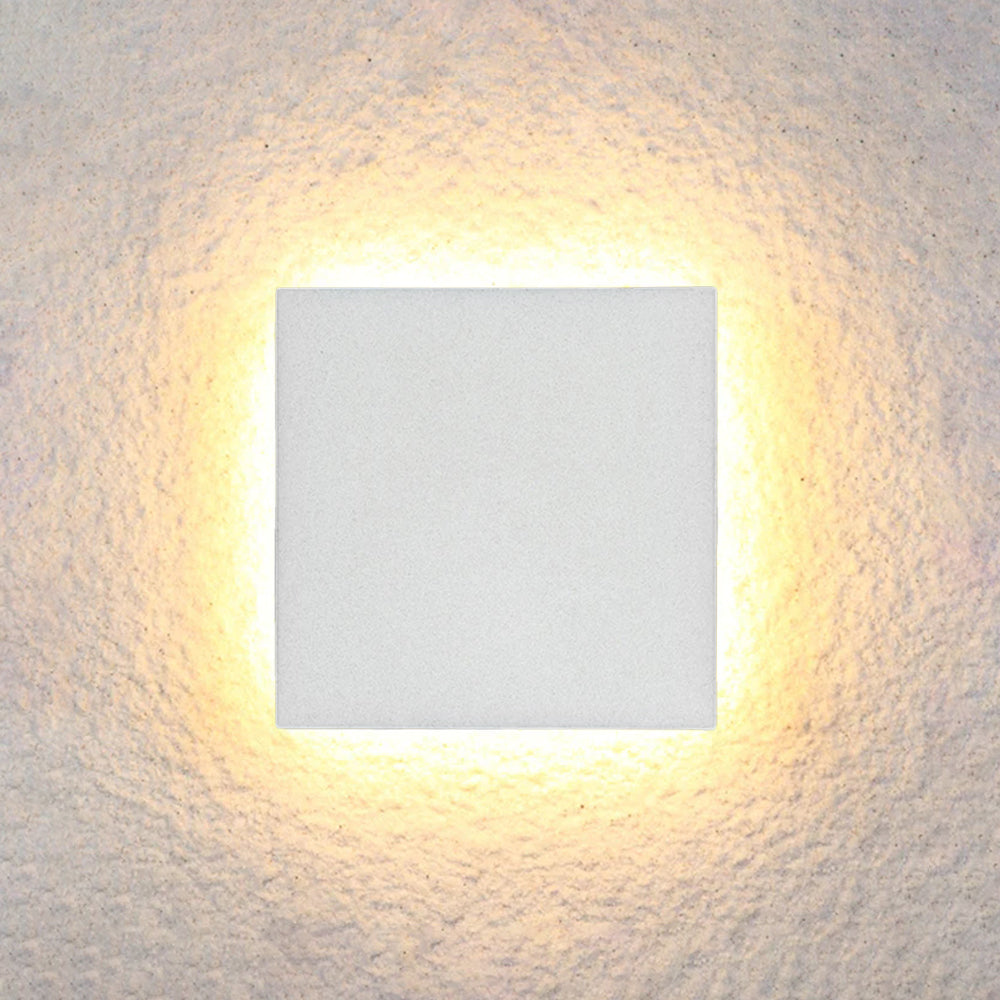 Modern Outdoor Wall Light Compact LED Uplight & Downlight