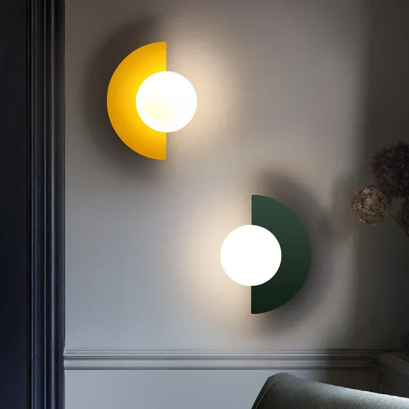Modern LED wall lamp dimmable - Stylish designer lighting for living room and hallway