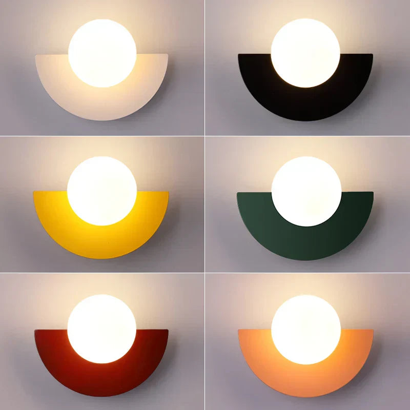 Modern LED wall lamp dimmable - Stylish designer lighting for living room and hallway