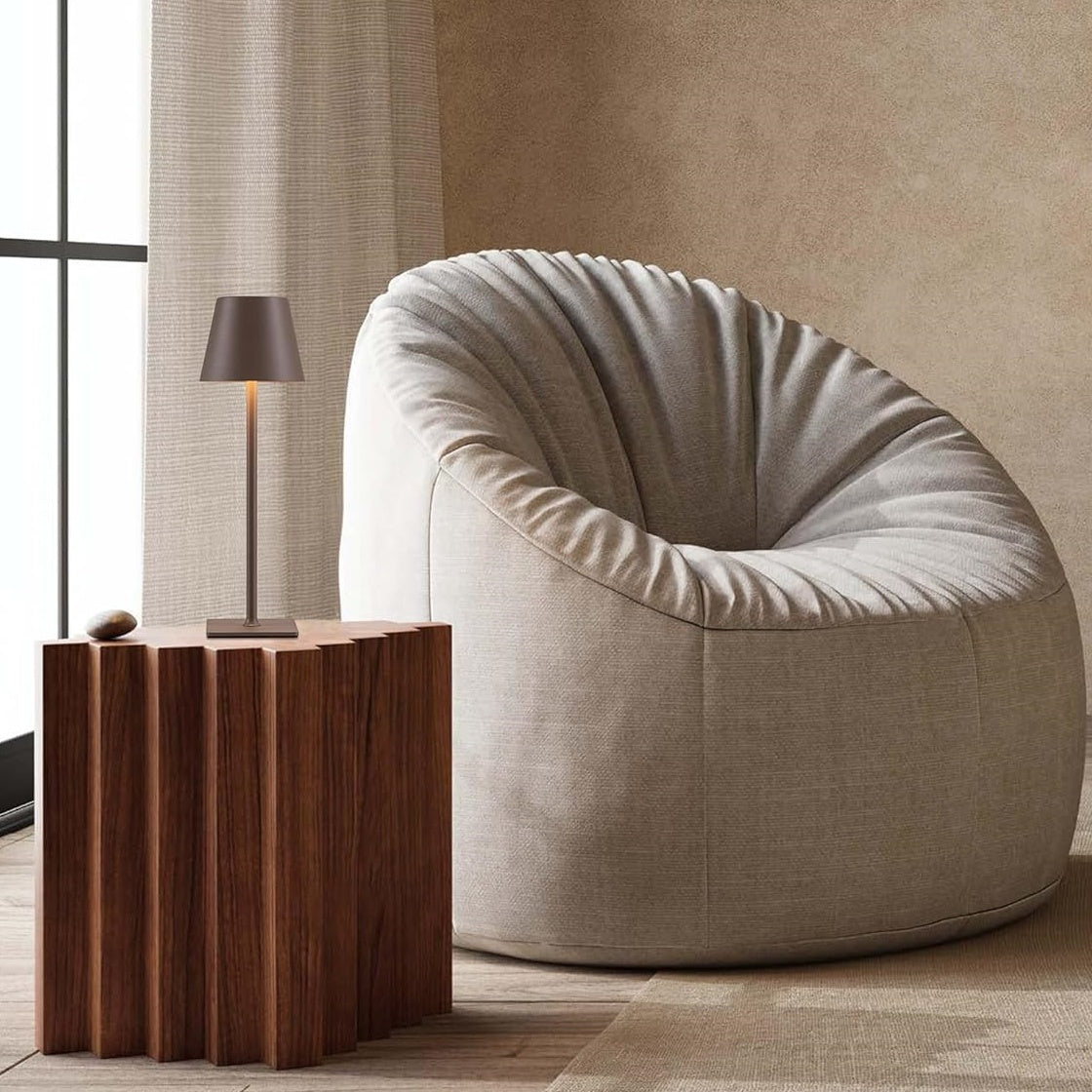 Dimmable Touch Table Lamp Tall Rechargeable Light for Indoor & Outdoor Use