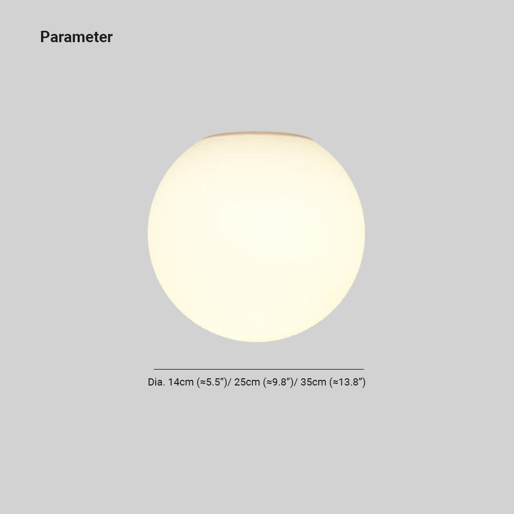 Modern Bubble Sphere Ceiling Light Elegant Flush Mount for Sitting Room