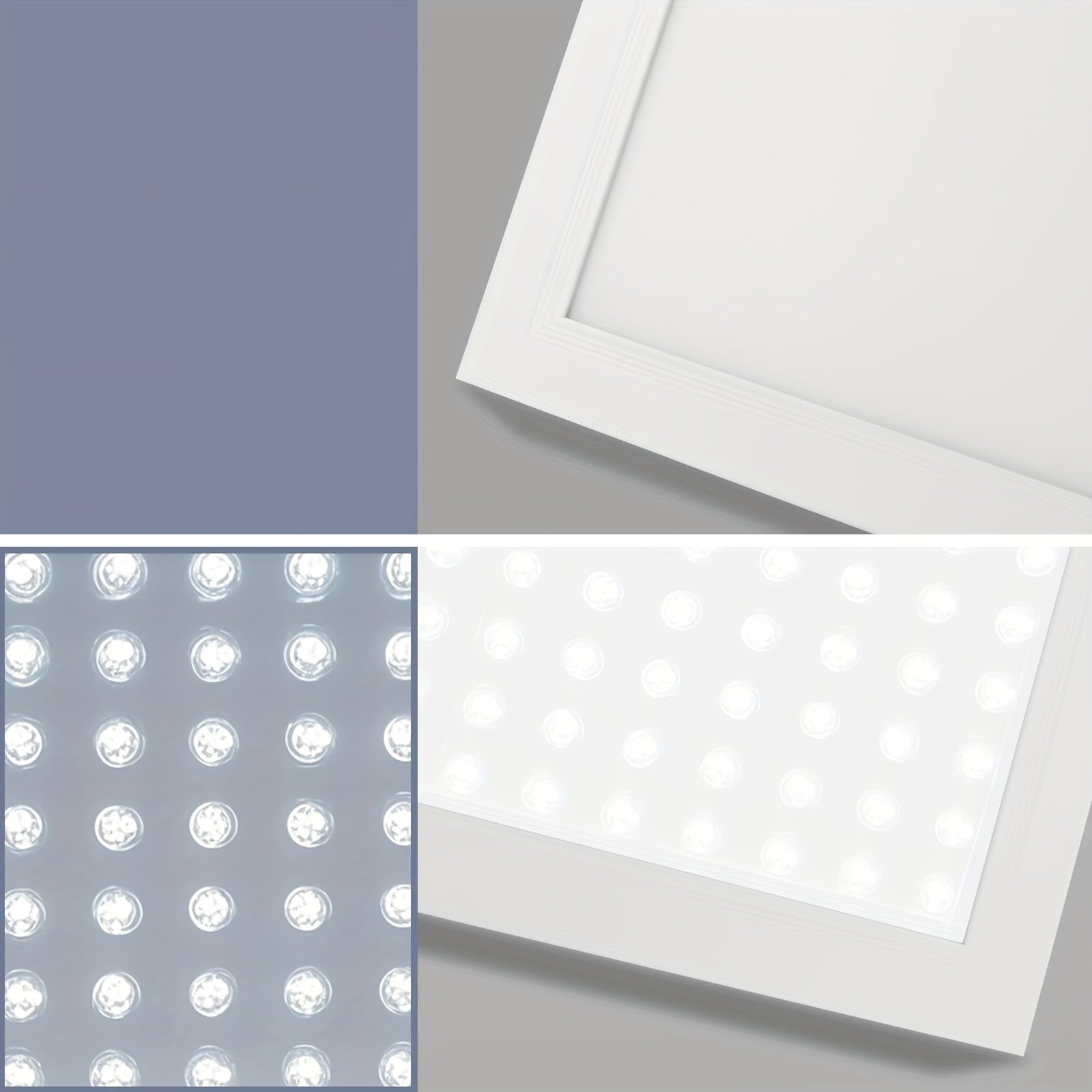 Modern Flush-Mount Flat LED Ceiling Light with Remote Control & Ambient Lighting