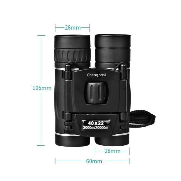 Compact Binoculars 40x22 High Magnification Pocket Optics for Travel & Outdoors