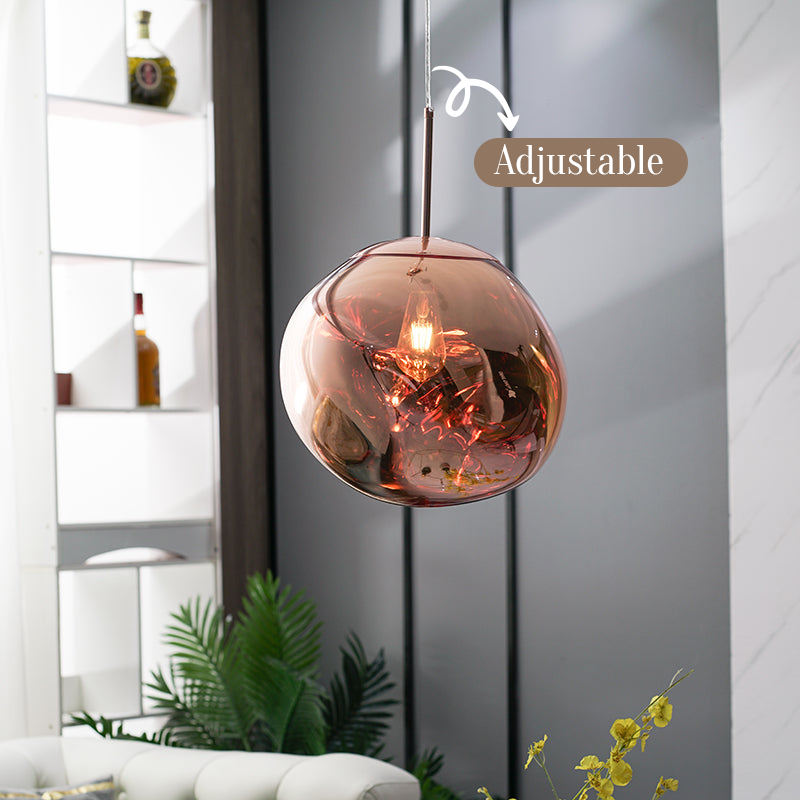 Lavelle Hanglamp met Glanzend Lava-effect
