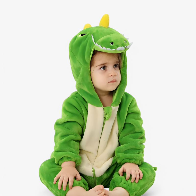 Baby Character Onesie Cute Ear & Tail Design