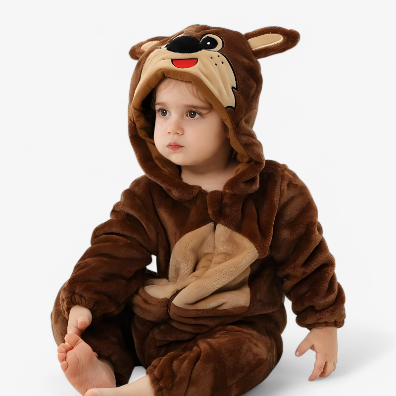 Baby Character Onesie Cute Ear & Tail Design