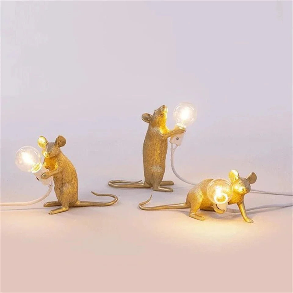 Modern Mouse Table Lamp Art Deco LED Light for Stylish Spaces