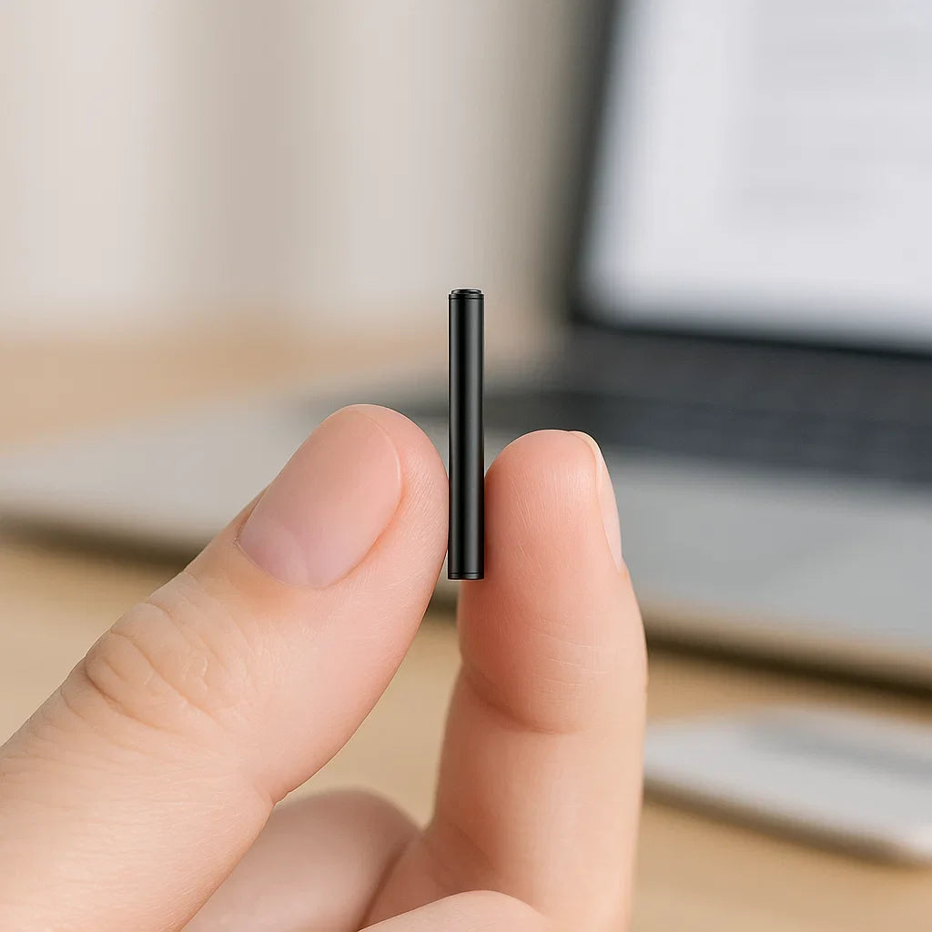 Miniature Voice Recorder Compact Discreet Audio Recorder with Voice Activation