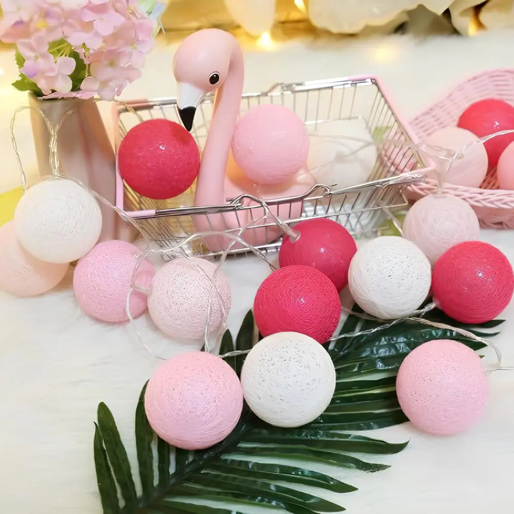 Atmospheric Ball String Lights Soft Glow Home Decorative Lights