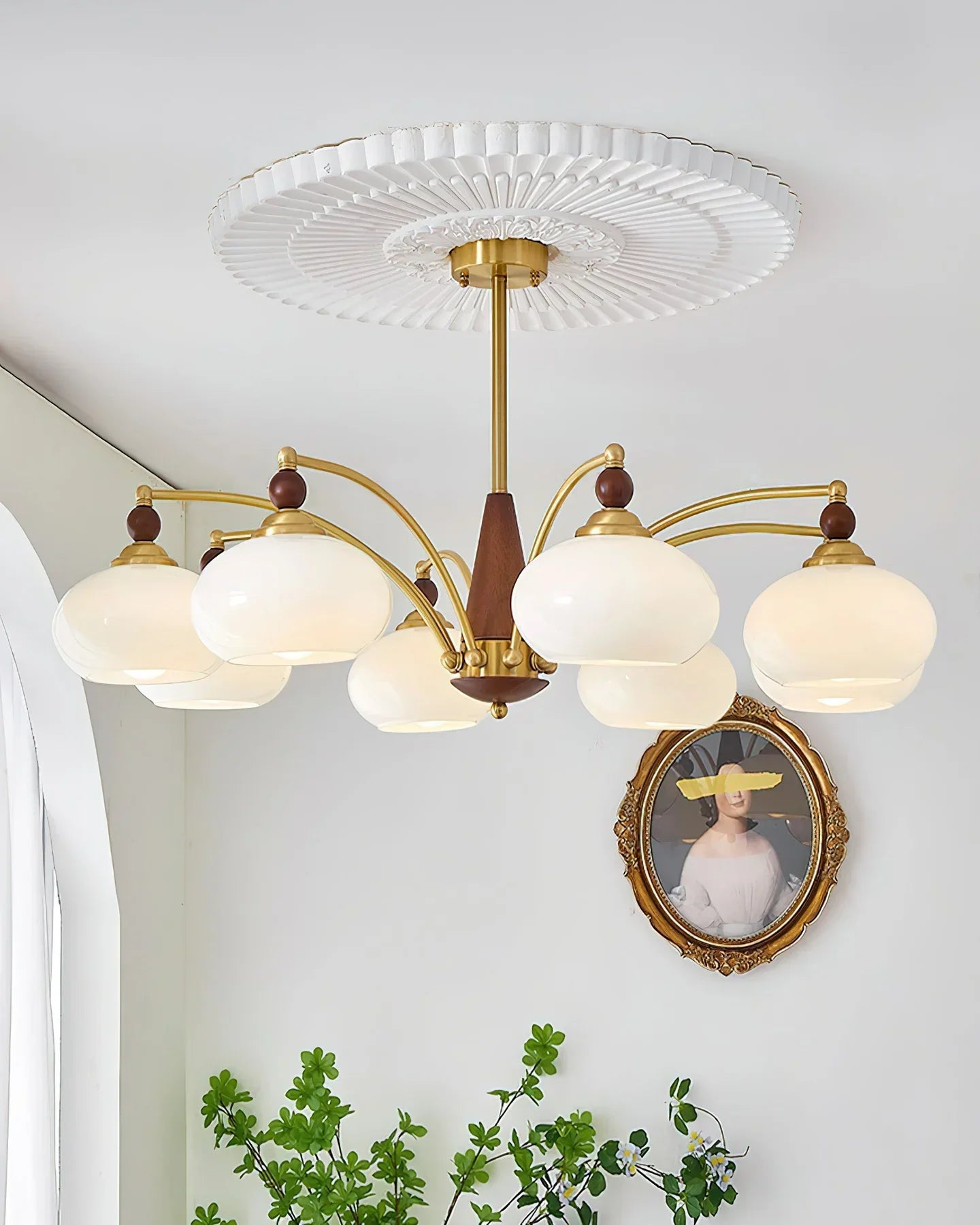 Retro Melodica Mid-Century Retro Glass Chandeliers