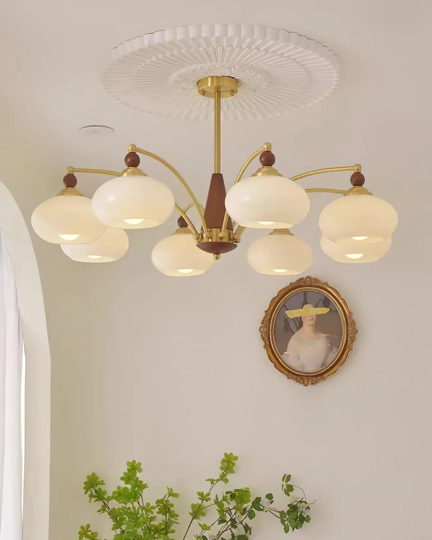 Retro Melodica Mid-Century Retro Glass Chandeliers
