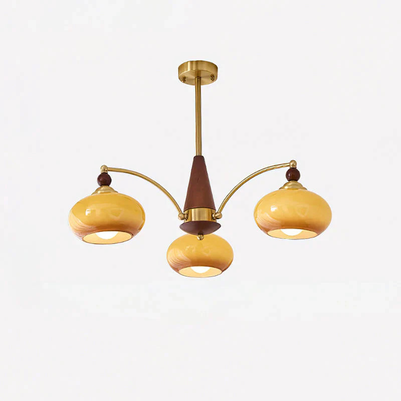 Retro Melodica Mid-Century Retro Glass Chandeliers