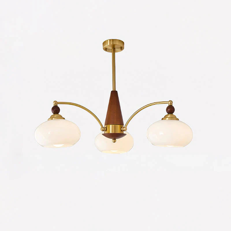 Retro Melodica Mid-Century Retro Glass Chandeliers
