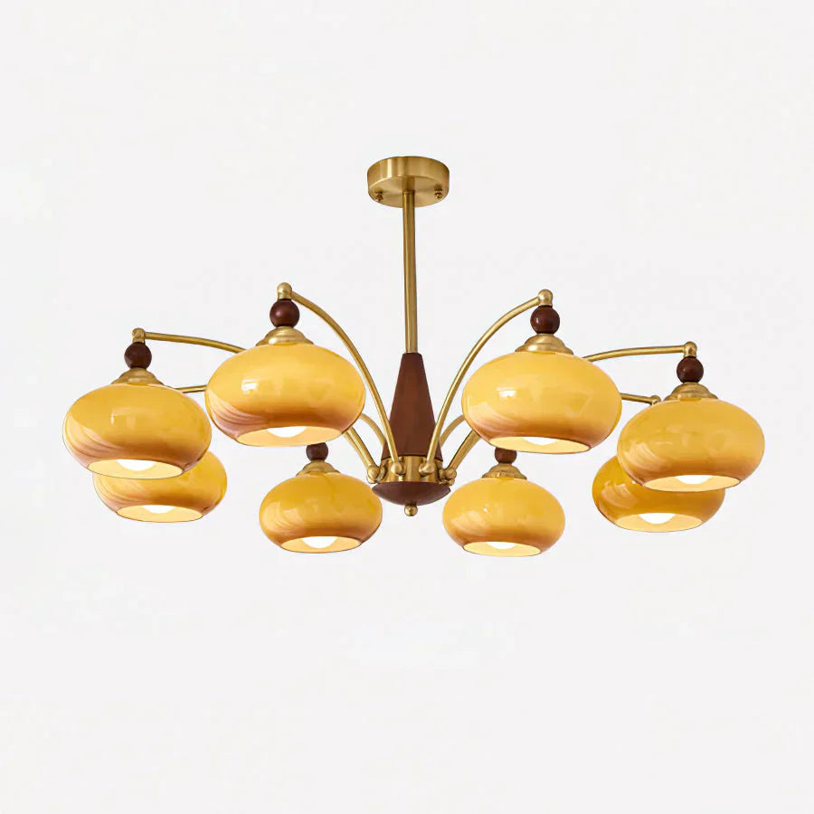Retro Melodica Mid-Century Retro Glass Chandeliers