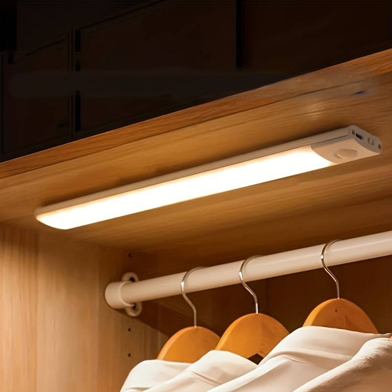 Wireless Motion Light Bar Energy-Saving Rechargeable Lamp for Closet & Kitchen