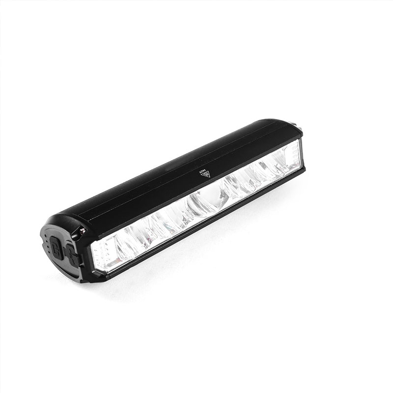 LED bike light with wide beam angle