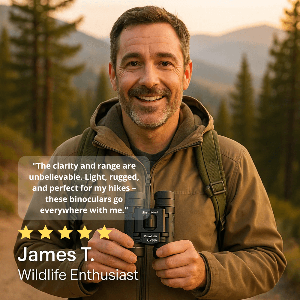 Compact Binoculars 40x22 High Magnification Pocket Optics for Travel & Outdoors