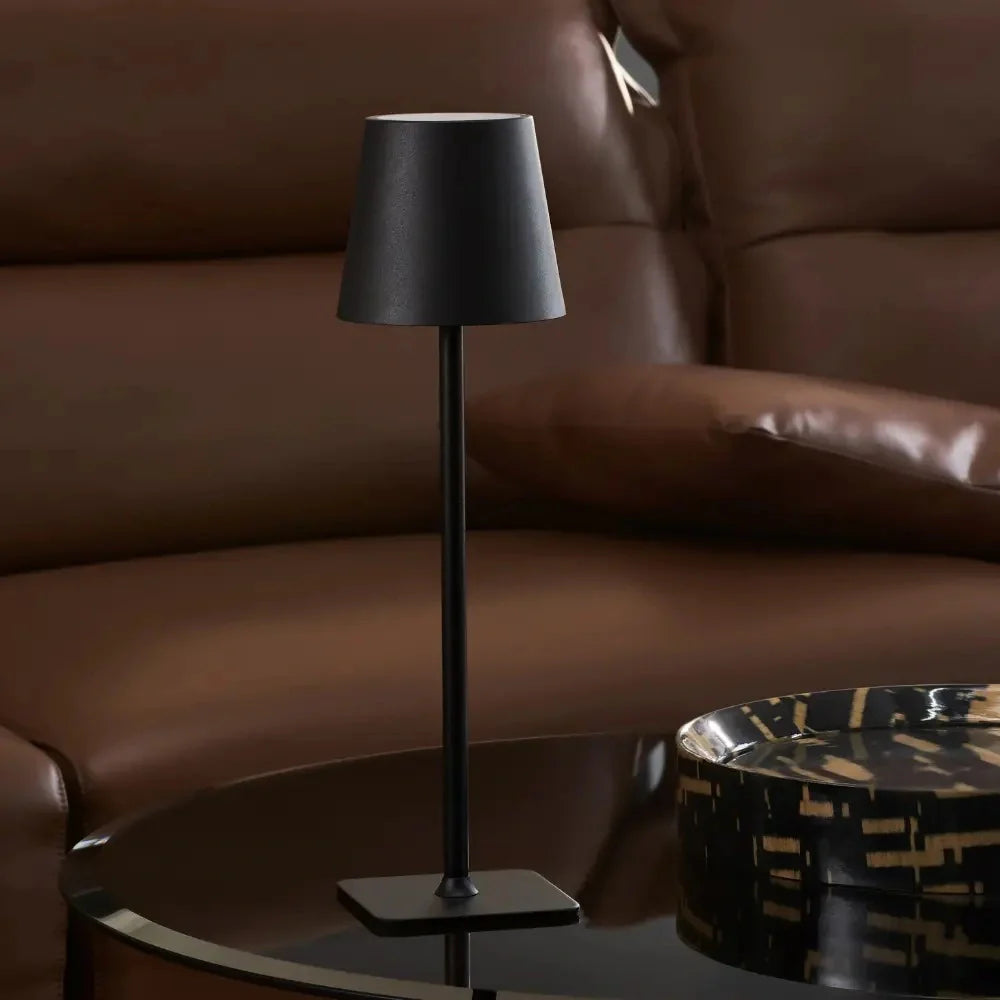 Dimmable Touch Table Lamp Tall Rechargeable Light for Indoor & Outdoor Use