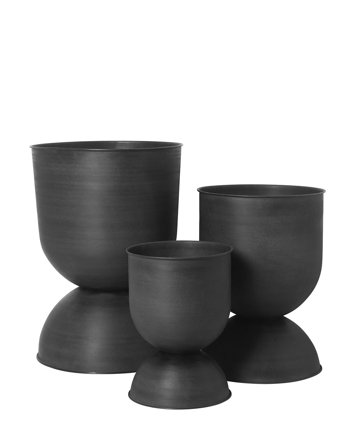 Aurmo Metalen Plantenpot met Sculpturale Vorm voor Buiten