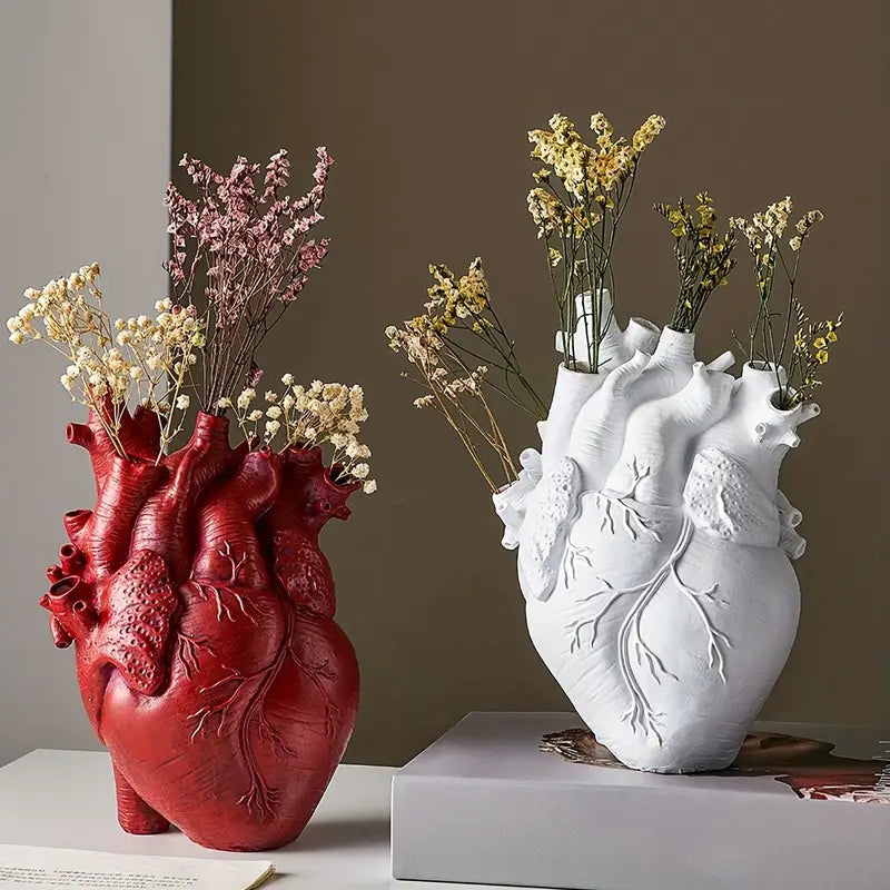 Hartvorm vaas anatomisch ontwerp