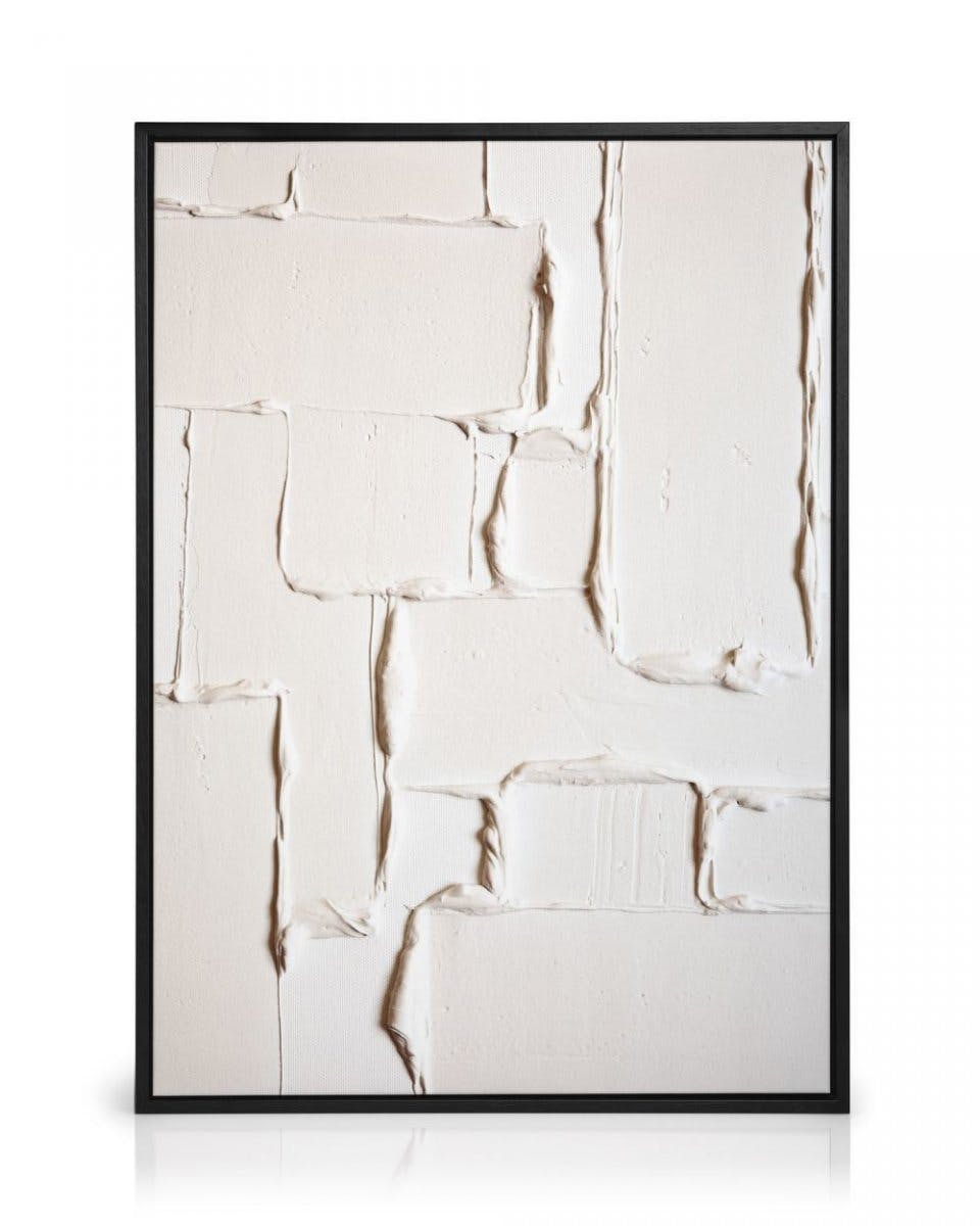 Ardina Abstract Wandpaneel met Textuur in Neutrale Tinten