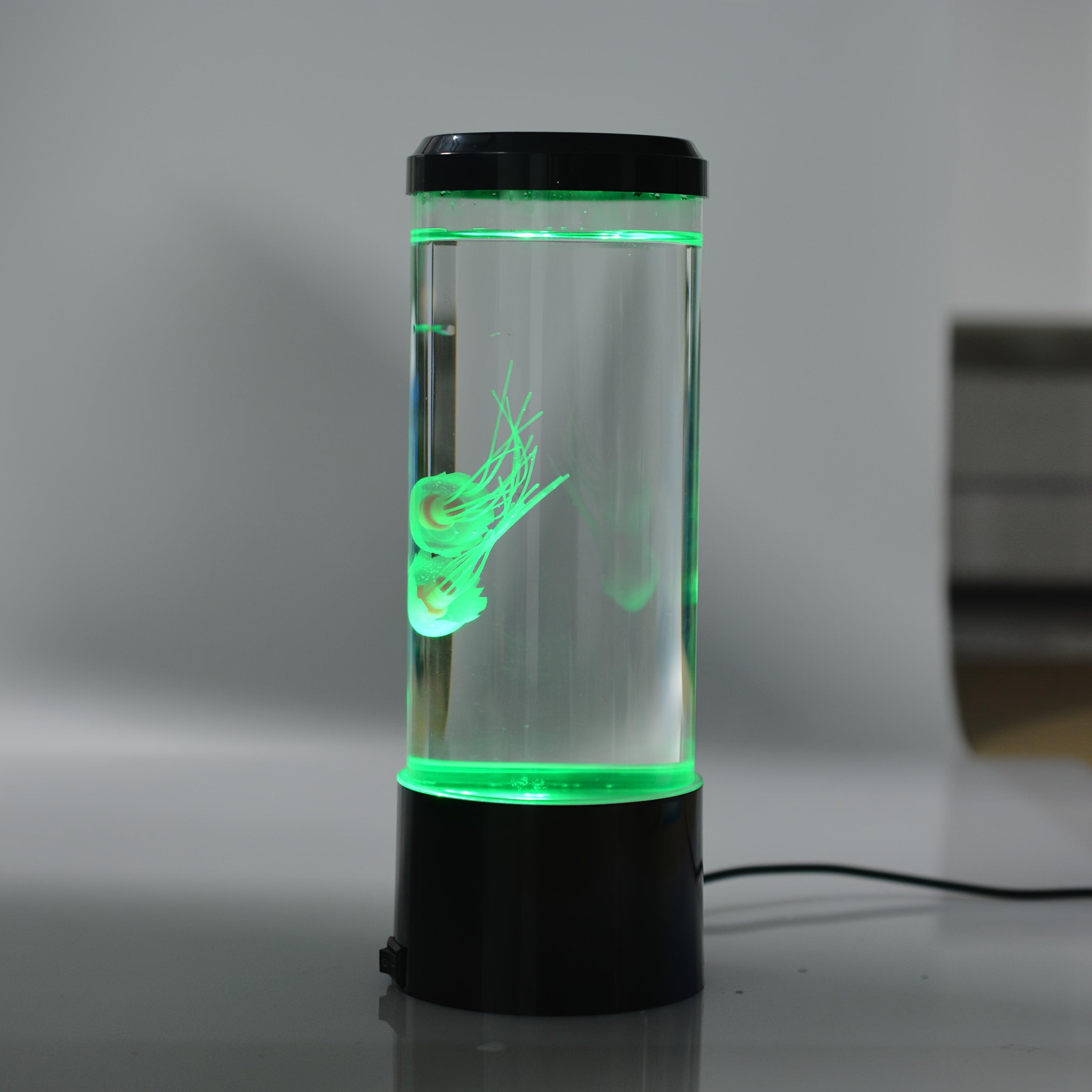 Colorful LED Lava Lamp in Jellyfish Effect USB Table Lamp
