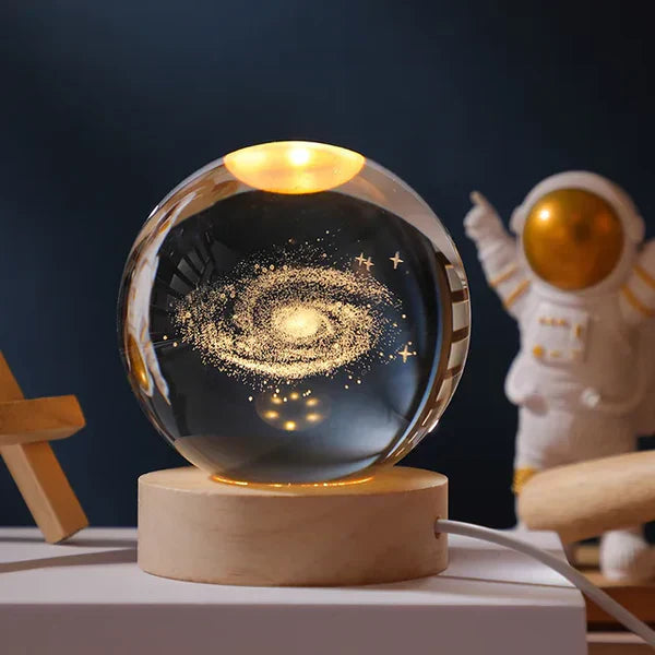 Cosmic Glow Orb 3D Planet Engraving Ambient Lamp