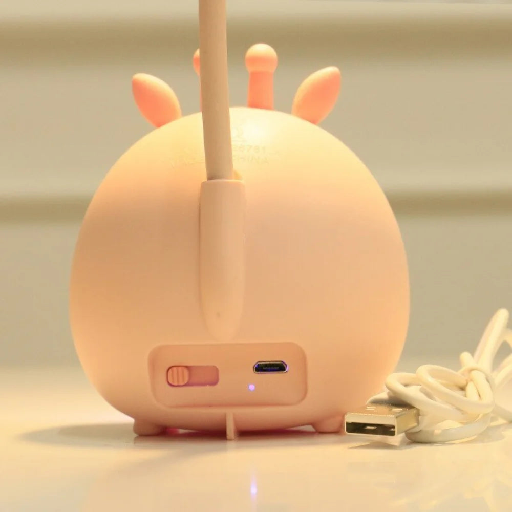 Children’s Portable Night Light with Eye-Friendly Glow and USB Charging