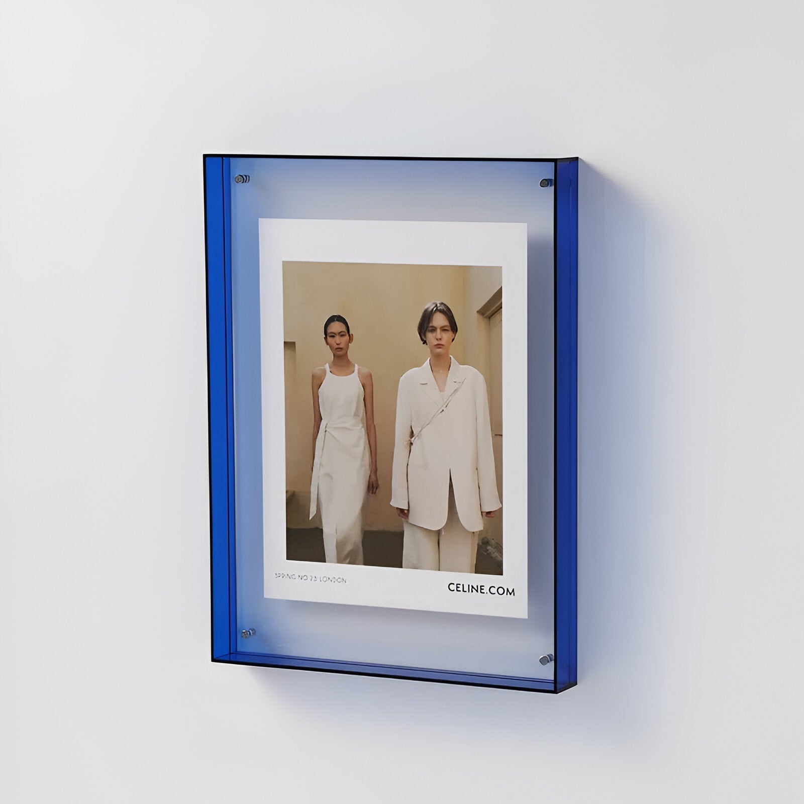 Coloured Transparent Acrylic Photo Frame Modern Minimalist Display Frame
