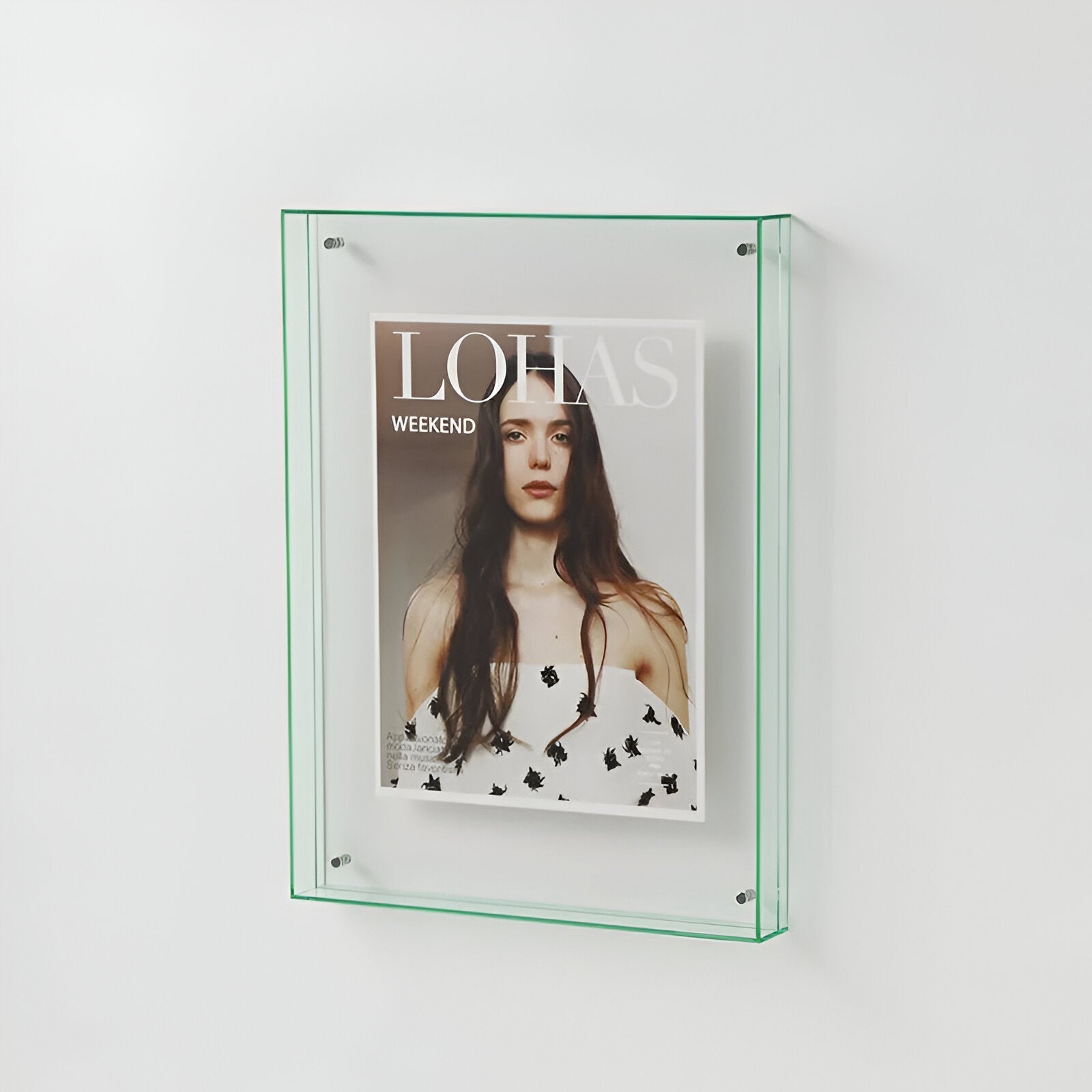 Coloured Transparent Acrylic Photo Frame Modern Minimalist Display Frame