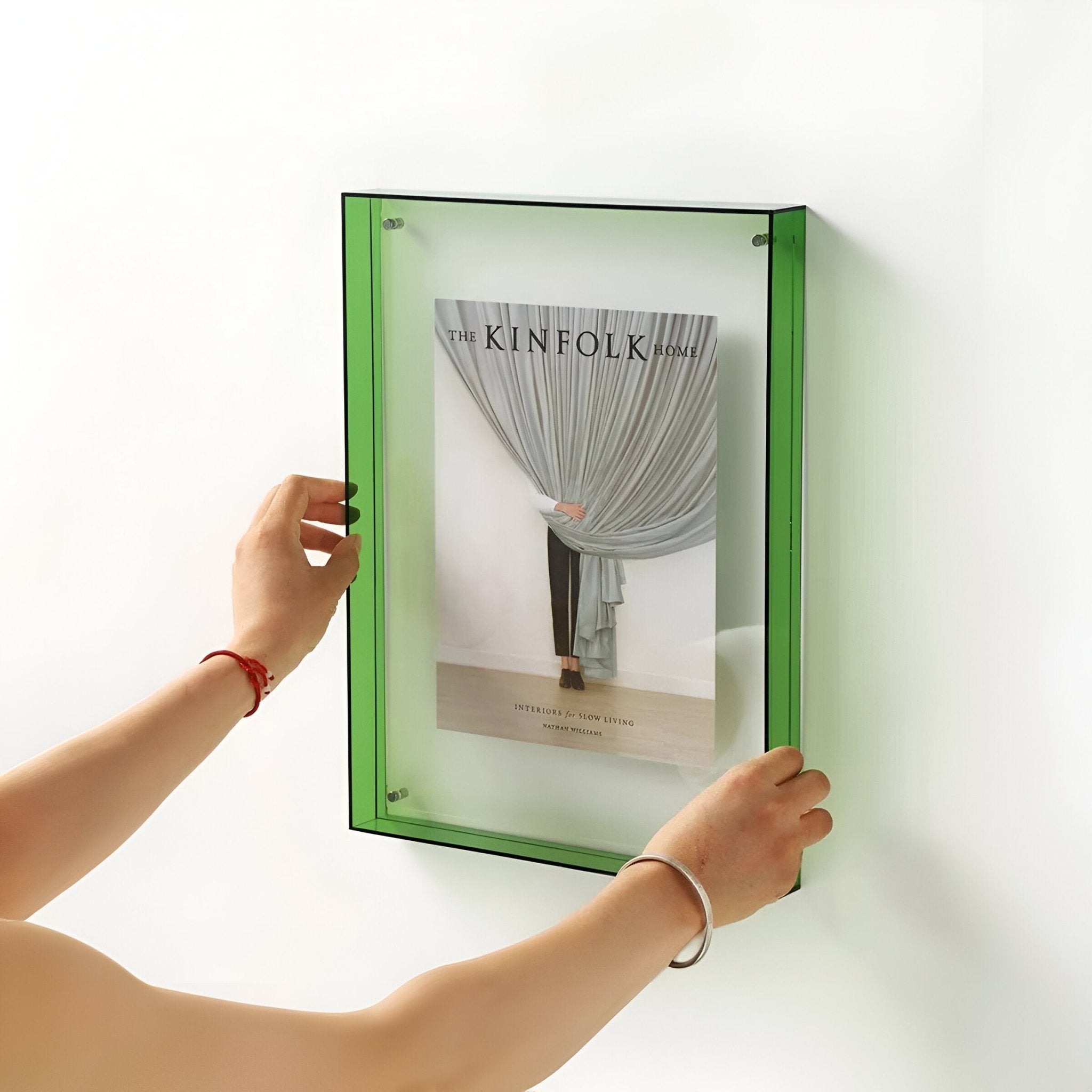 Coloured Transparent Acrylic Photo Frame Modern Minimalist Display Frame