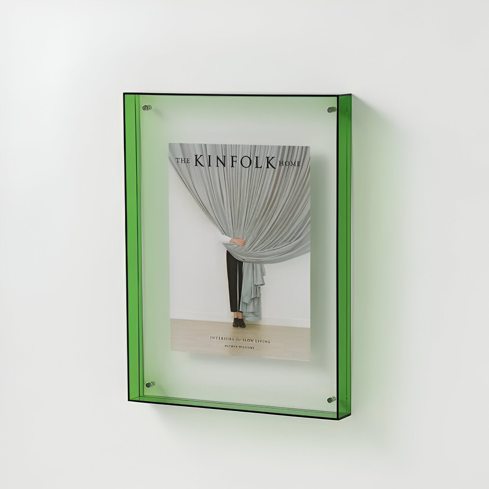 Coloured Transparent Acrylic Photo Frame Modern Minimalist Display Frame