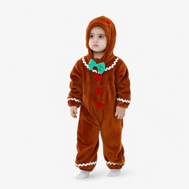 Toddler Gingerbread Outfit Cute Festive Costume for Winter