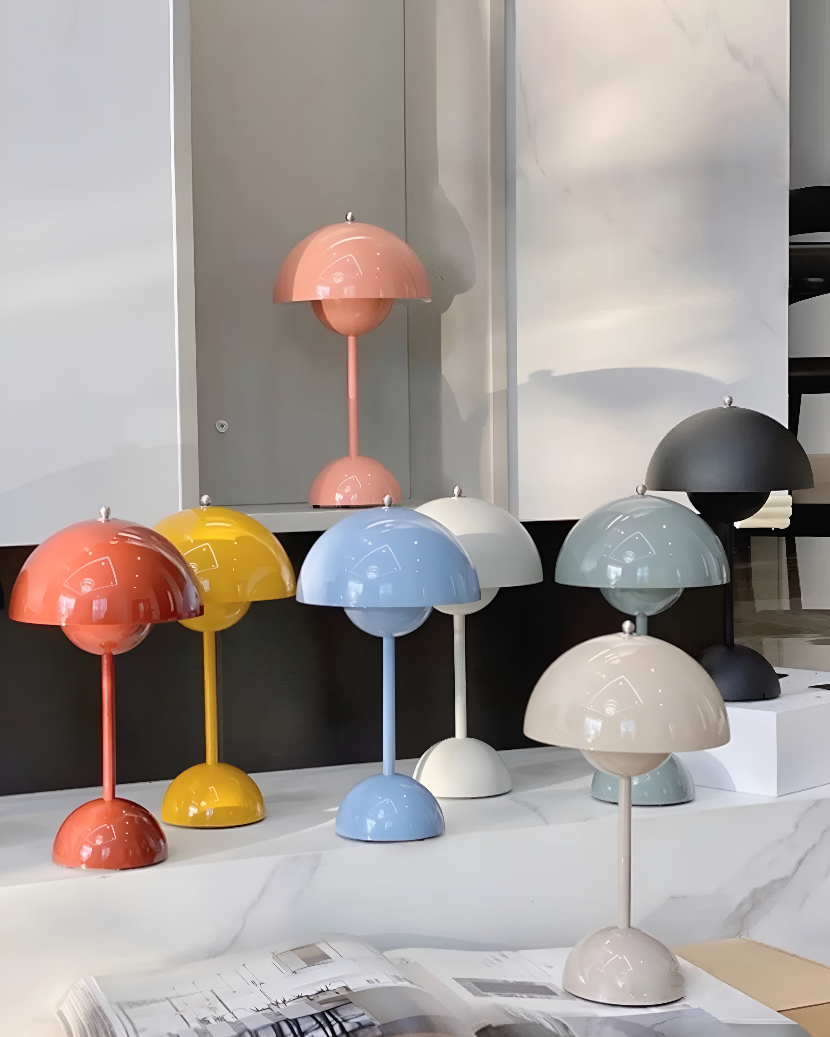 Scandinavian Design LED Table Lamp Dimmable & Energy-Saving