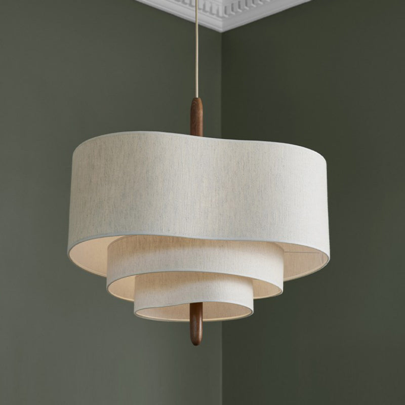 Minimalist Fabric Chandelier Stylish Light for Cozy Home Decor