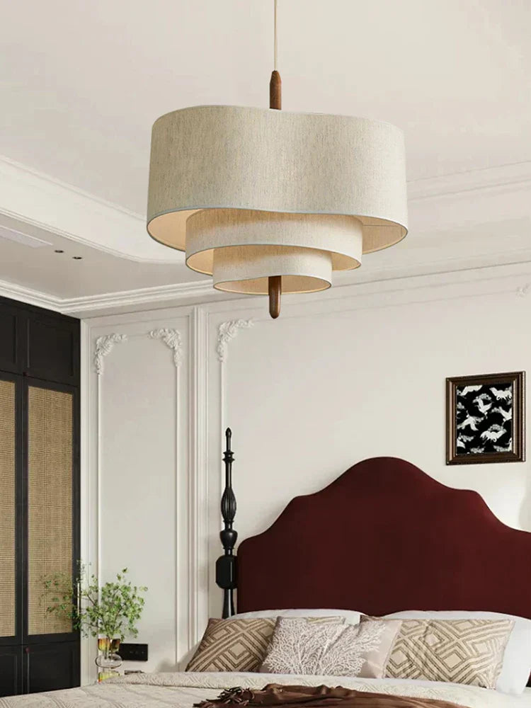 Minimalist Fabric Chandelier Stylish Light for Cozy Home Decor