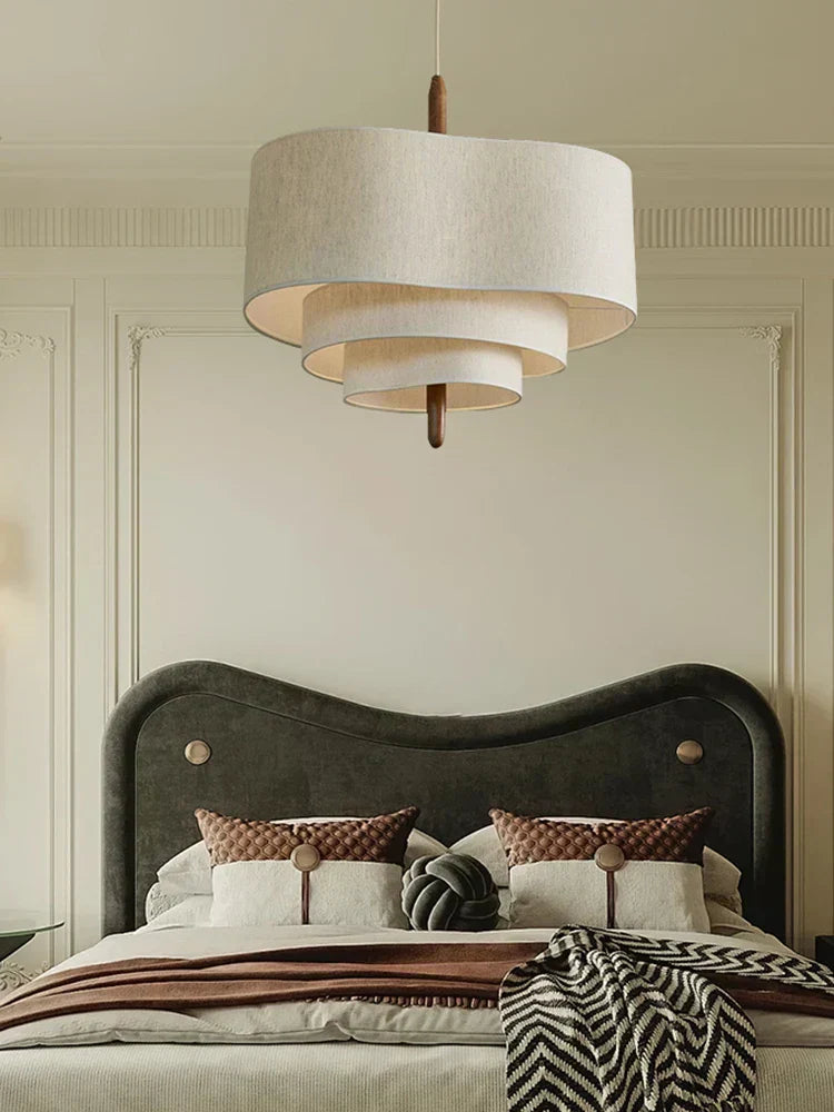 Minimalist Fabric Chandelier Stylish Light for Cozy Home Decor