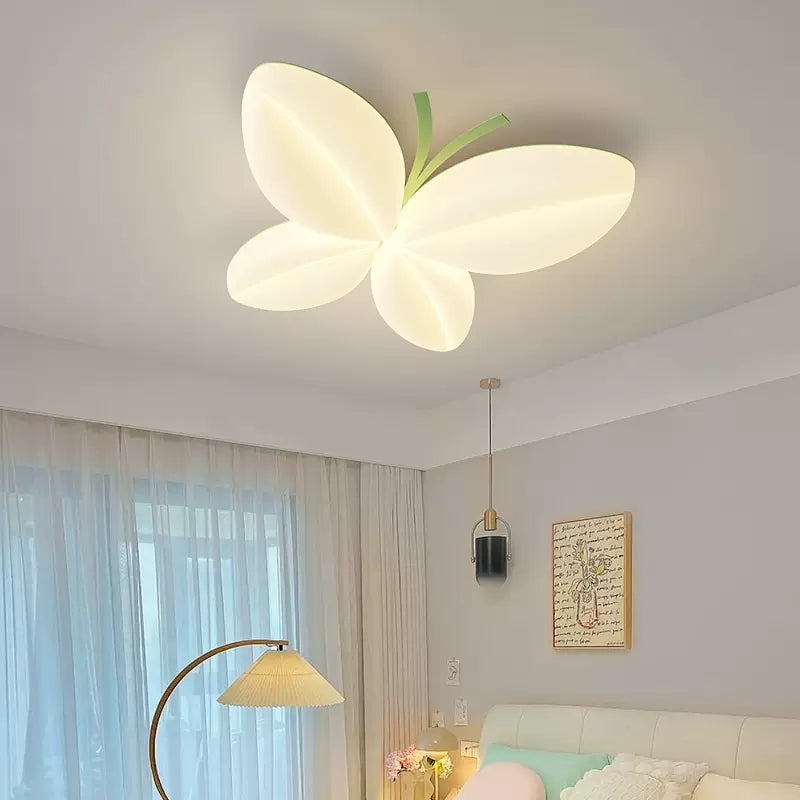 Ceiling lamp in butterfly shape with LED lighting