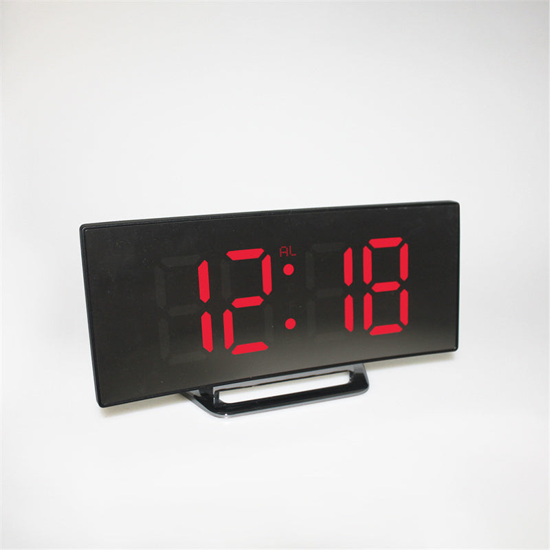 Eclipse time digital clock mirror display