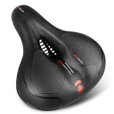 Bicycle saddle with suspension